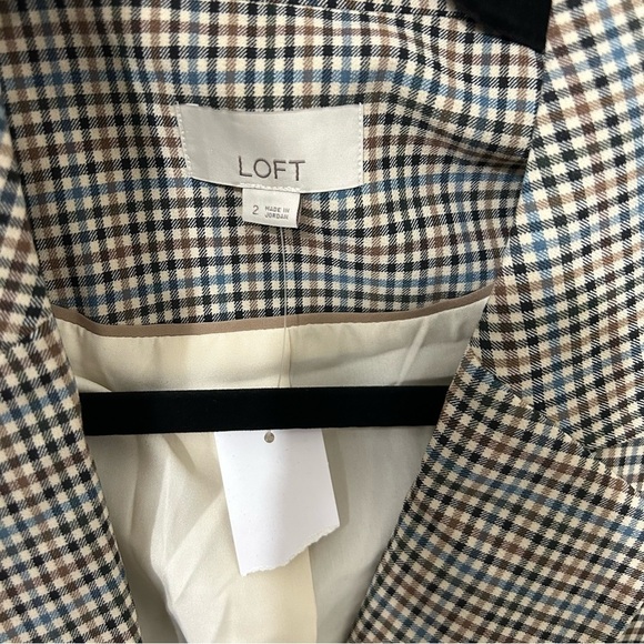 Loft Checked long Modern Blazer - Picture 5 of 11